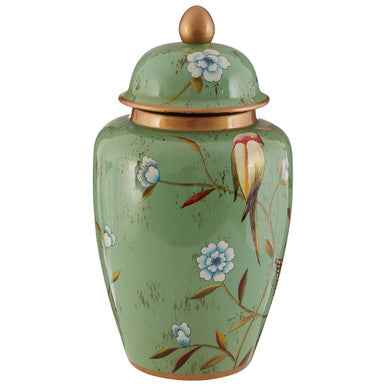 Tropical Turquoise Large Ceramic Jar