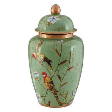 Tropical Turquoise Large Ceramic Jar