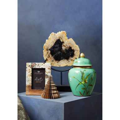 Tropical Turquoise Large Ceramic Jar