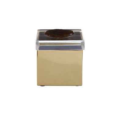 Bowerbird Black Agate Small Trinket Box