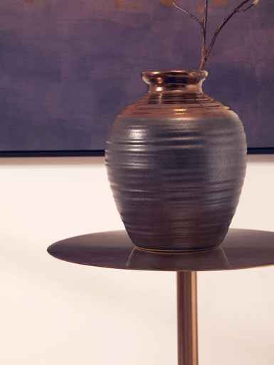 Zamak Large Barrel Vase