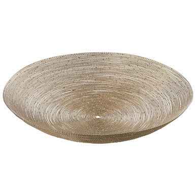 Hege Nickel Twisted Metal Small Decorative Bowl