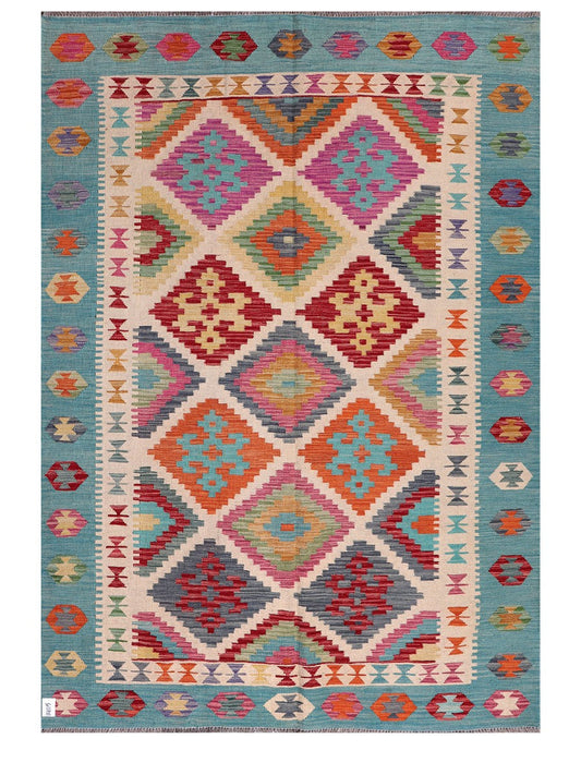 Maimana Afghanistan Kilim Rug - 252 x178 cm