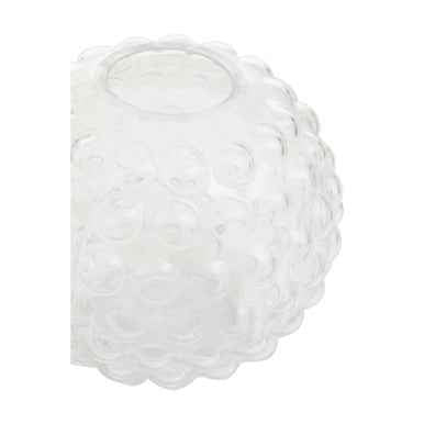 Bolla Large Round Clear Glass Vase
