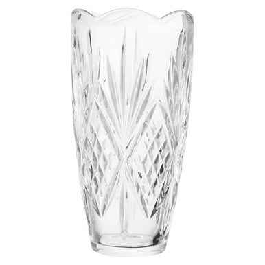 Beaufort Crystal Scalloped Vase