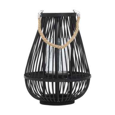 Lentigo Small Black Bamboo Lantern