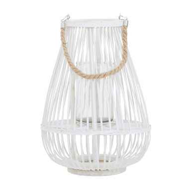 Lentigo Small White Bamboo Lantern