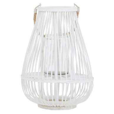 Lentigo Small White Bamboo Lantern