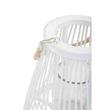 Lentigo Small White Bamboo Lantern