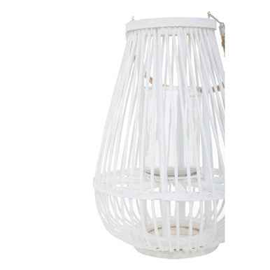 Lentigo Small White Bamboo Lantern