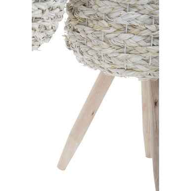 Lentigo Set Of Two White Planters