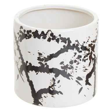 Sorrell Black And White Large Planter