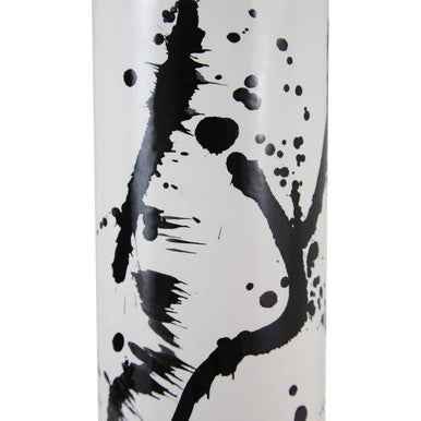 Sorrell Small Black And White Ceramic Vase