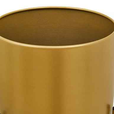 Avento Small Gold Finish Floor Planter