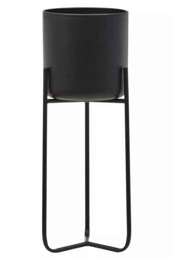 Avento Large Black Floor Planter