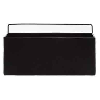Asher Small Black Wall Plant Box