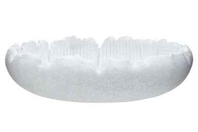 Broc White Flat Bowl