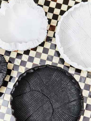 Broc White Flat Bowl