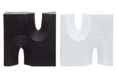 Broc Set Of Two Black And White Bookends