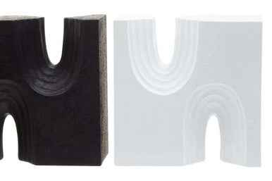 Broc Set Of Two Black And White Bookends