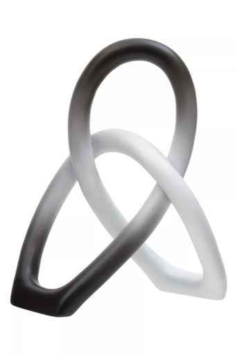 Broc Ombre Black And White Sculpture