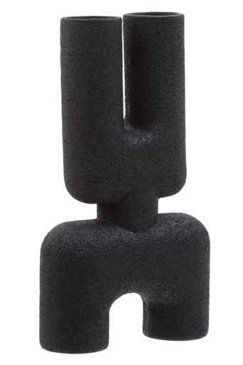 Broc Small Black Sculptured Vase