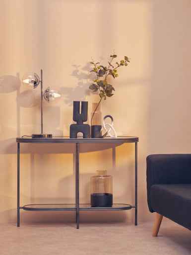 Broc Small Black Sculptured Vase