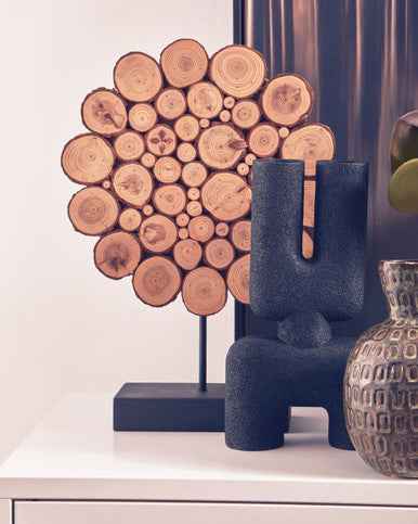 Broc Small Black Sculptured Vase