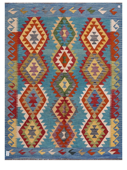 Maimana Afghanistan Kilim Rug - 195 x150 cm