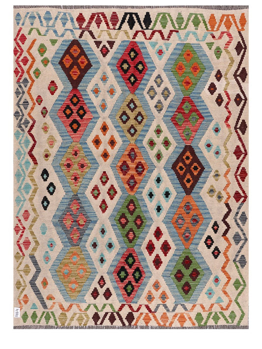 Maimana Afghanistan Kilim Rug - 200 x149 cm