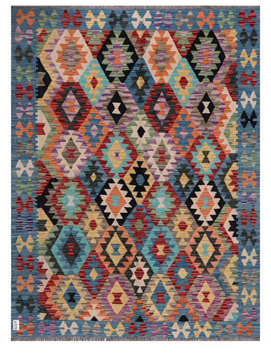 Maimana Afghanistan Kilim Rug - 202 x154 cm