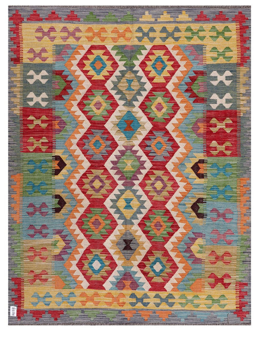 Maimana Afghanistan Kilim Rug - 200 x156 cm