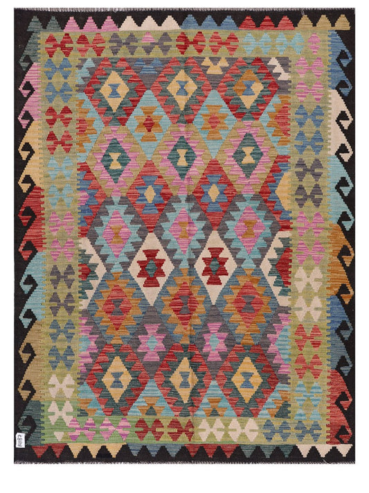 Maimana Afghanistan Kilim Rug - 193 x150 cm