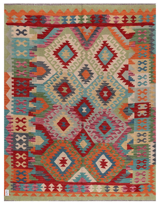 Maimana Afghanistan Kilim Rug - 199 x158 cm