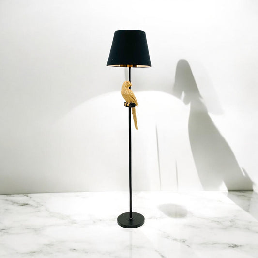 164X37X37CM FLOOR LAMP 15" BLACK SHADE