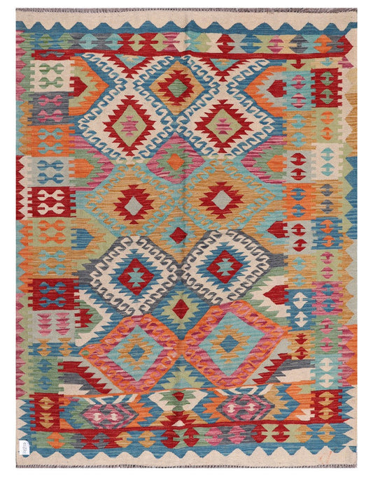 Maimana Afghanistan Kilim Rug - 200 x152 cm