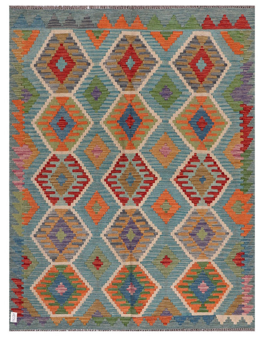 Maimana Afghanistan Kilim Rug - 193 x151 cm