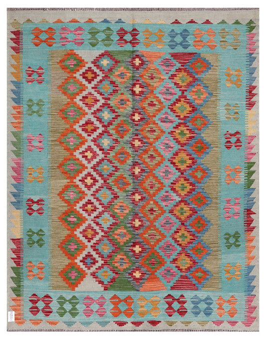 Maimana Afghanistan Kilim Rug - 199 x160 cm