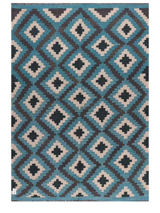 Maimana Afghanistan Kilim Rug - 208 x149 cm