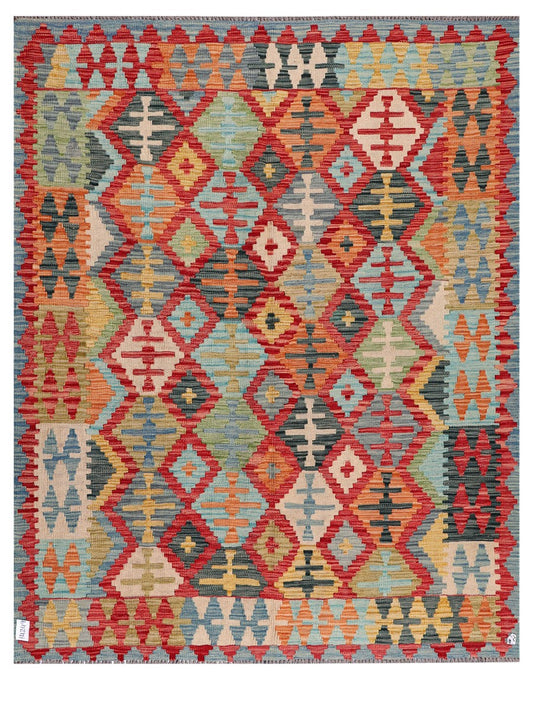 Maimana Afghanistan Kilim Rug - 201 x161 cm