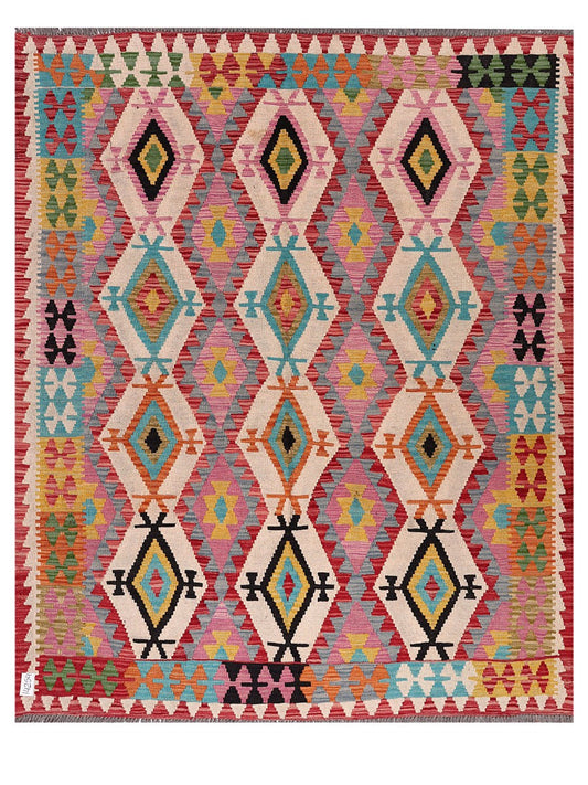 Maimana Afghanistan Kilim Rug - 199 x164 cm