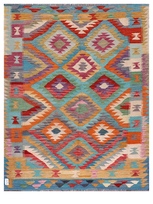 Maimana Afghanistan Kilim Rug - 193 x155 cm