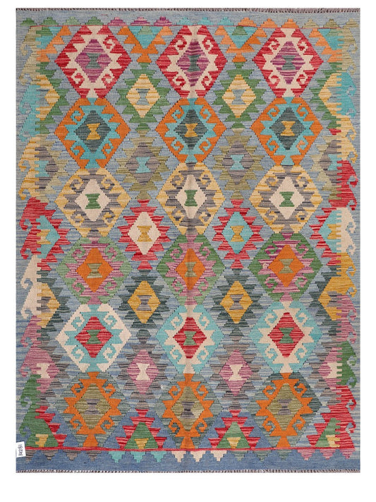 Maimana Afghanistan Kilim Rug - 204 x155 cm