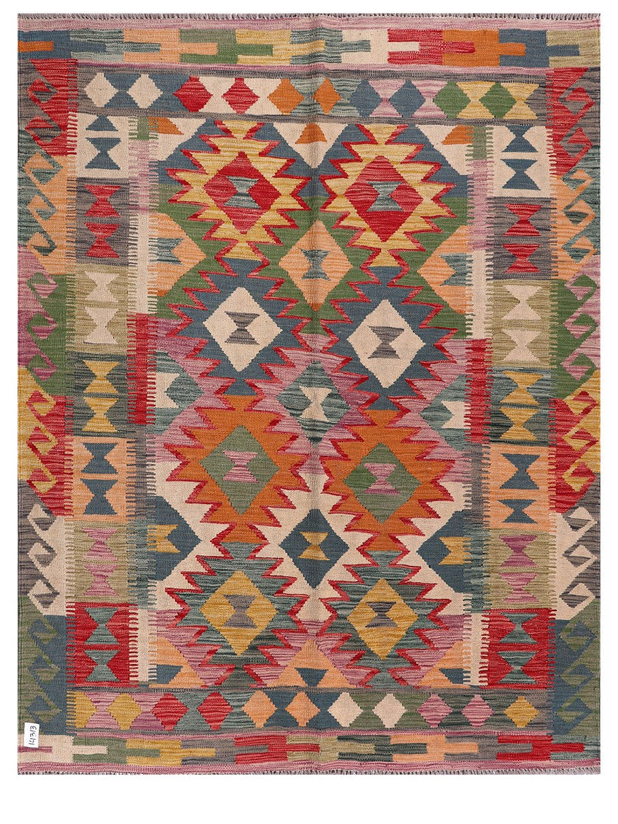 Maimana Afghanistan Kilim Rug - 200 x157 cm
