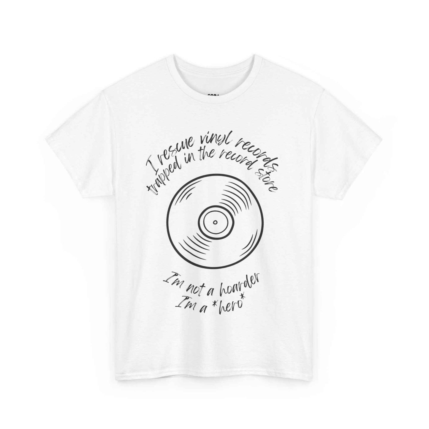 'I'm Not a Hoarder, I'm a Hero' Men's Vinyl T-Shirt