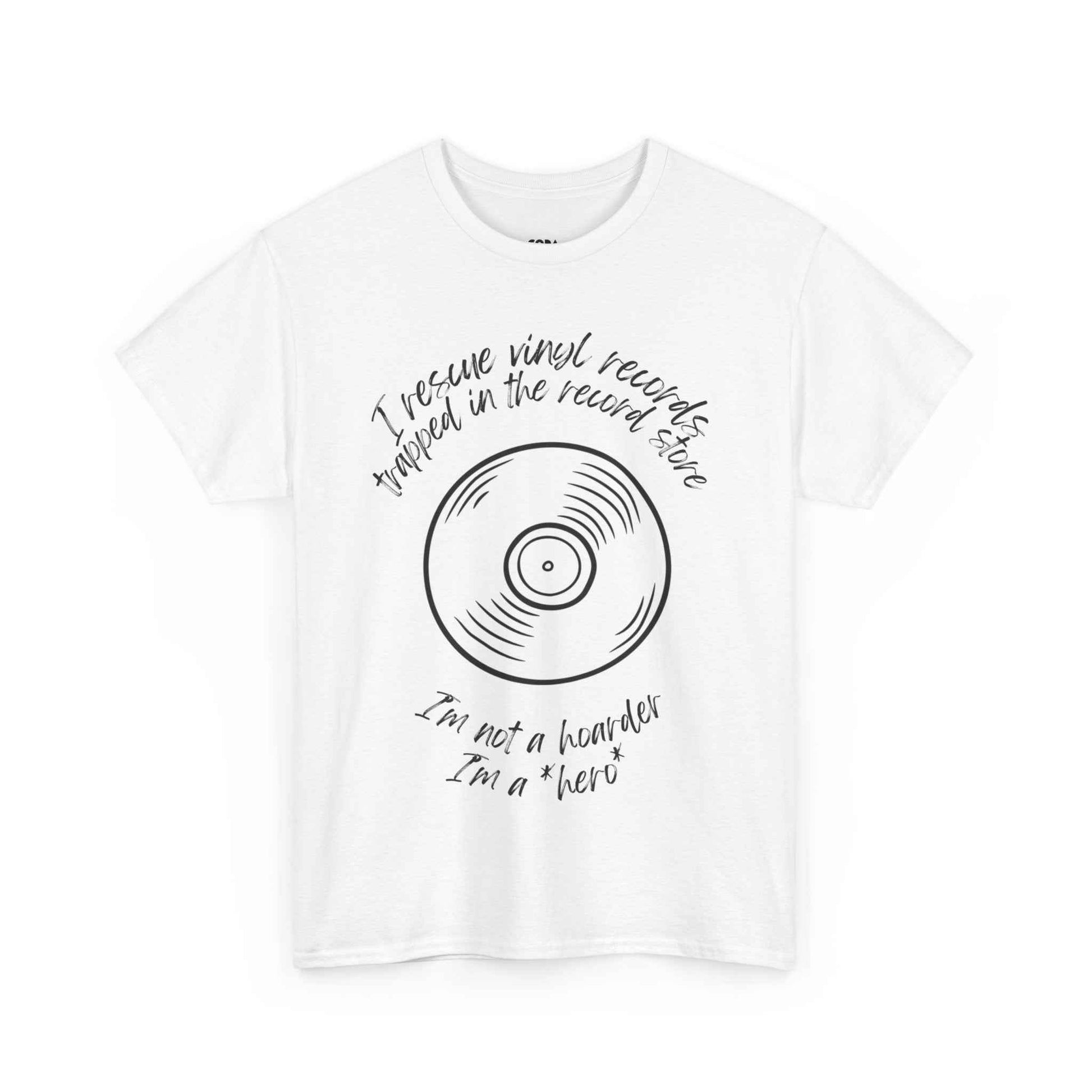 'I'm Not a Hoarder, I'm a Hero' Men's Vinyl T-Shirt