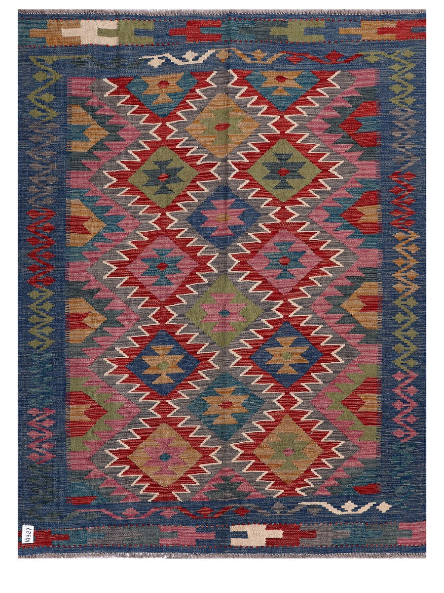 Maimana Afghanistan Kilim Rug - 195 x149 cm