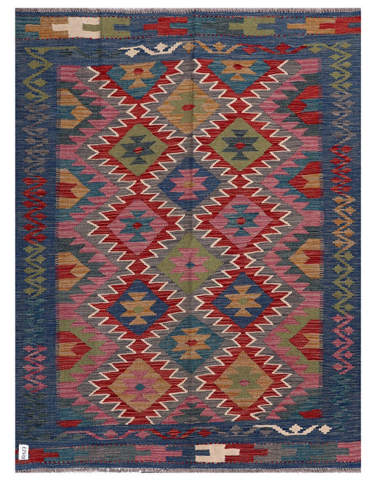 Maimana Afghanistan Kilim Rug - 195 x149 cm