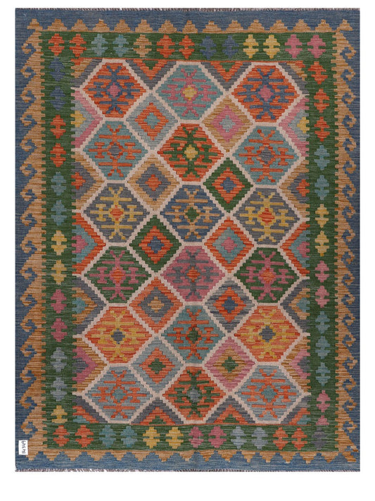 Maimana Afghanistan Kilim Rug - 199 x152 cm