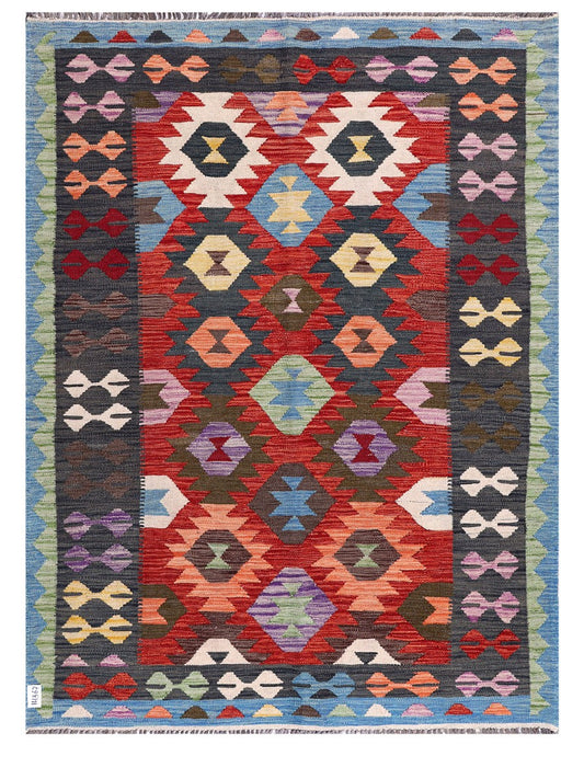 Maimana Afghanistan Kilim Rug - 202 x153 cm